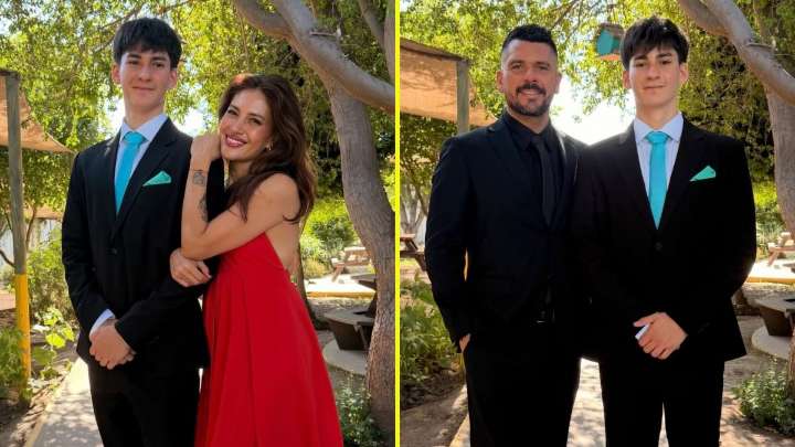 Karen Paola y Juan Pedro Verdier acompañaron a su hijo en su graduación de cuarto medio: "Estoy muy orgulloso de ti"