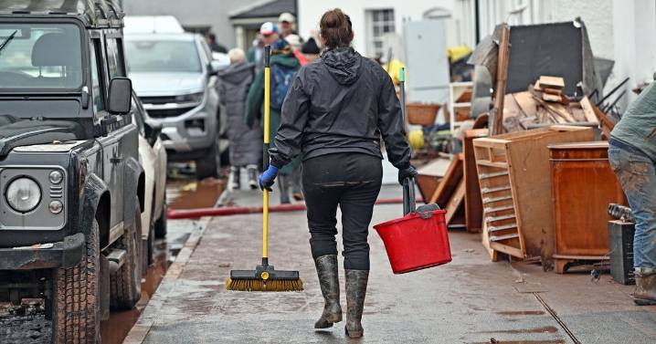 The UK Government was asked what it will do to help flood victims in Monmouth but it couldn't answer