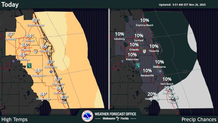 More patchy fog in the early morning, temps in the mid