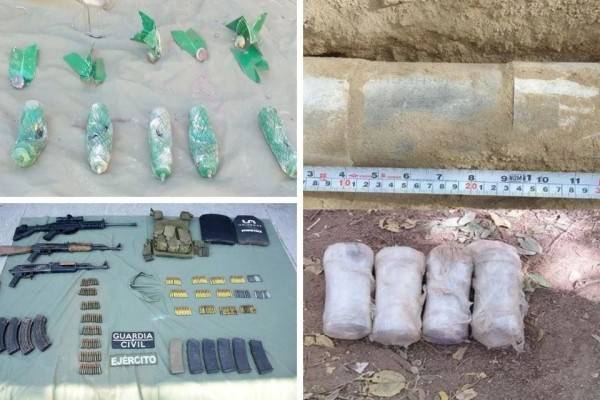 Suman 52 explosivos asegurados y 83 detenidos en Michoacán