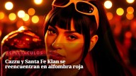 Cazzu y Santa Fe Klan se encuentran en alfombra roja, aumenta expectativa de colaboración