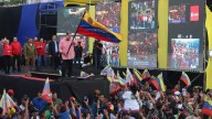 Maduro y principales cabezas del chavismo salen a las calles en medio de tensión con EEUU