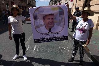 Continúan manifestaciones en Michoacán por el asesinato de Carlos Manzo