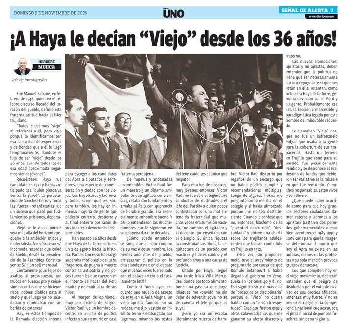¡A Haya le decían “Viejo” desde los 36 años!