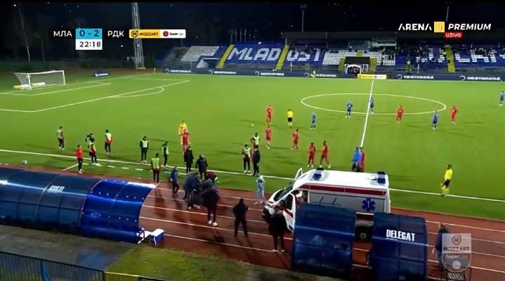 Luto en el fútbol: DT murió tras sufrir infarto en pleno partido de liga serbia (VIDEO)