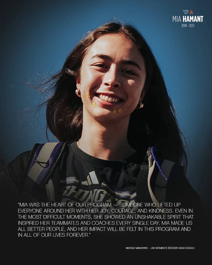 University of Washington Goalkeeper Mia Hamant Dead at 21 After Cancer Battle