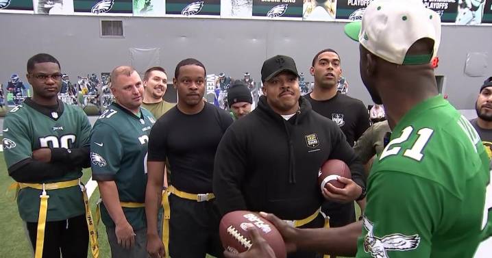 Philadelphia Eagles host Salute to Service flag football game on Veterans Day