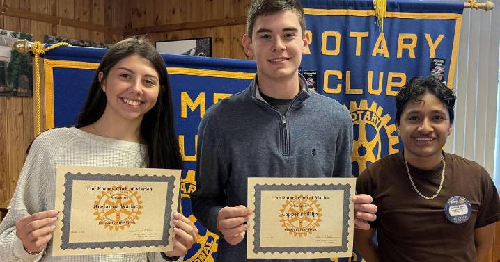 Meet the Rotary Club of Marion's Students of the Week from McDowell Early College