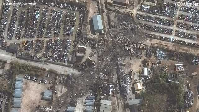 Satellite images show scale of destruction from UPS plane crash