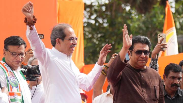 Beat up vote thieves: Thackeray cousins protest against poll roll irregularities