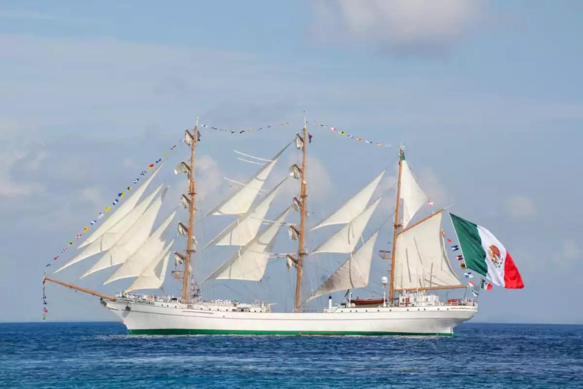 Buque Escuela Cuauhtémoc llegará a Progreso del 10 al 15 de noviembre