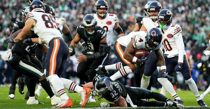Eagles vs. Bears Black Friday: Third quarter scores updates