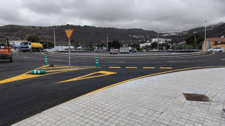Entra en servicio la nueva glorieta de Visvique en Arucas