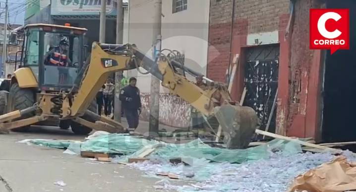 Huancayo: Trabajador muere aplastado por cinco toneladas de vidrio (VIDEO)