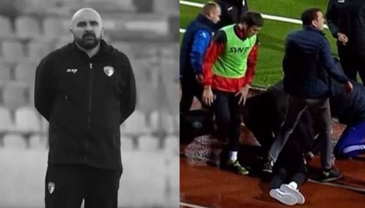 El dramático momento en que jugadores se enteraron de la muerte de su técnico en pleno partido