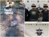 Detienen a siete personas y aseguran armas, droga y vehículos en Michoacán