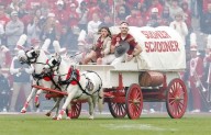 First Native woman drives Oklahoma's iconic Sooner Schooner