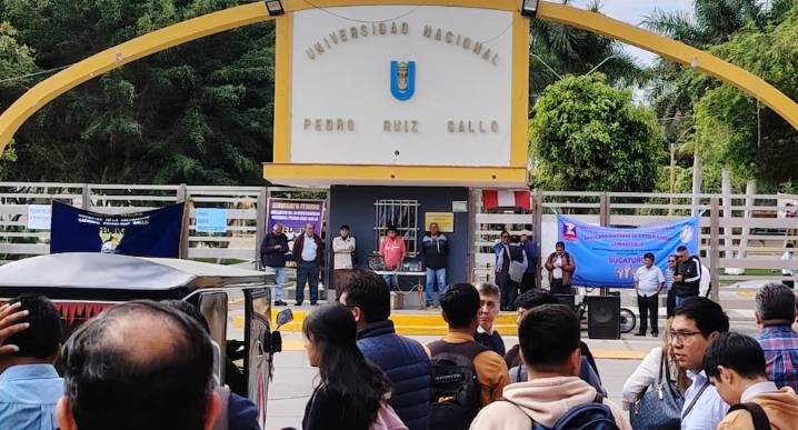 Lambayeque: docentes de la UNPRG inician huelga indefinida por recorte presupuestal