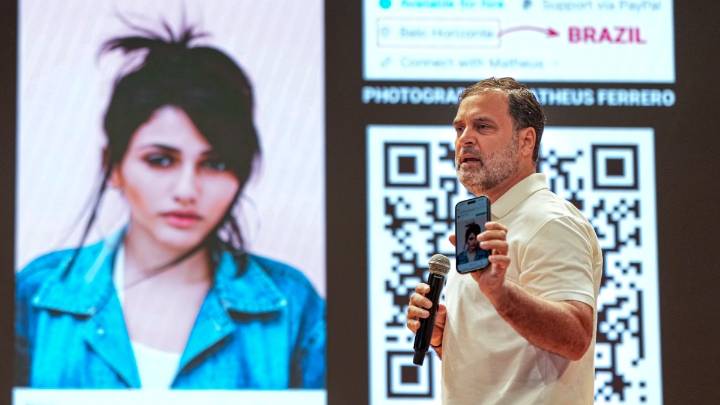 Rahul Gandhi’s ‘vote chori’ claims: Poll officer says she saw photo of Brazilian model on three voter IDs