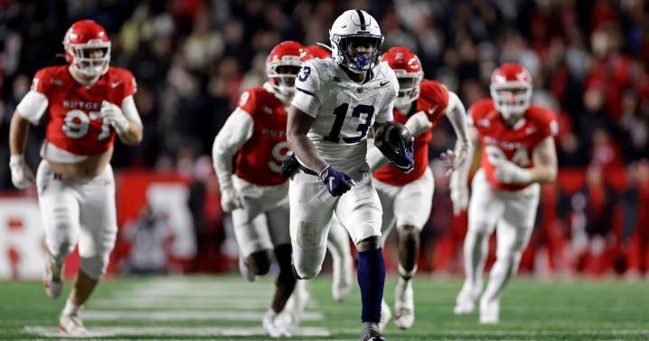 Penn State rallies to beat Rutgers 40-36 for the 18th straight time