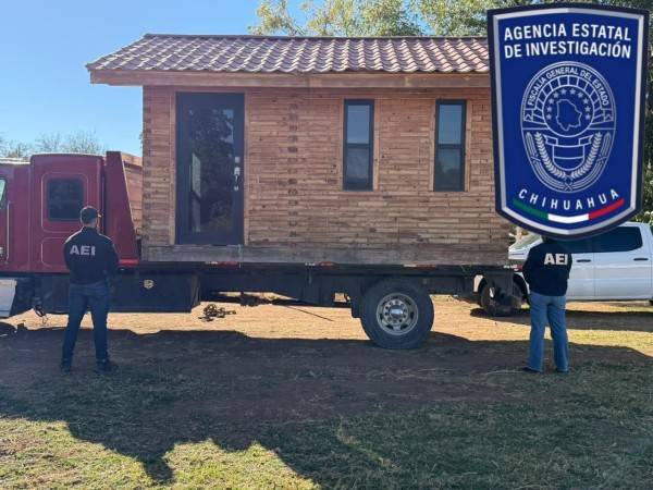 Tras cateo, recuperan cabaña móvil robada en Parral