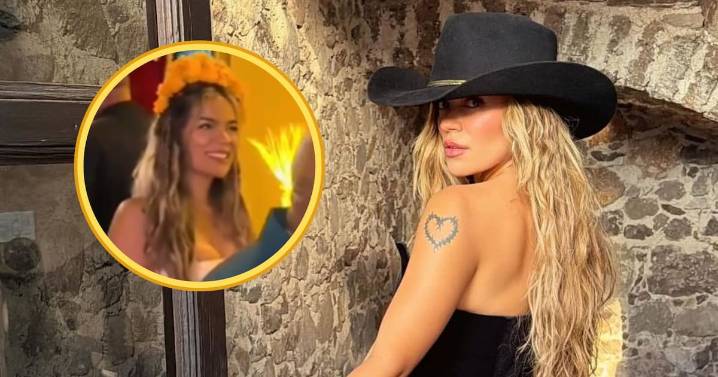 VIDEO: Captan a Karol G celebrando el Día de Muertos en su visita a San Miguel de Allende