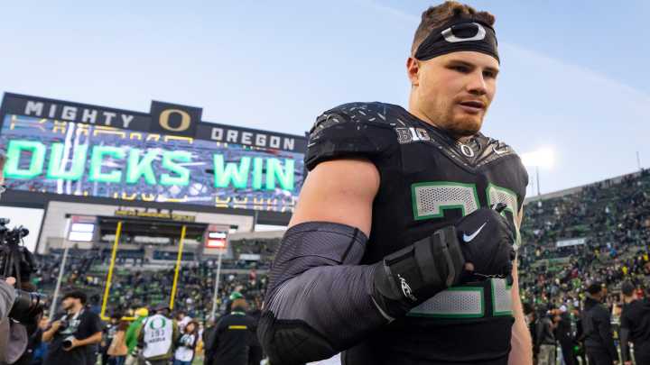 Oregon's Bryce Boettcher talks about his touchdown…