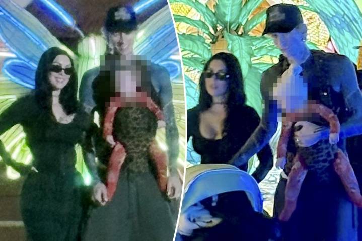 Megan Fox and MGK reunite for cozy family outing with baby daughter Saga