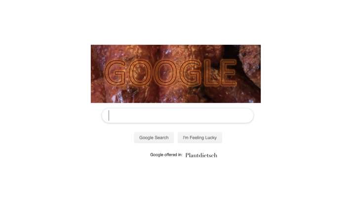 Google Honours Mennonites with Farmer Sausage Logo