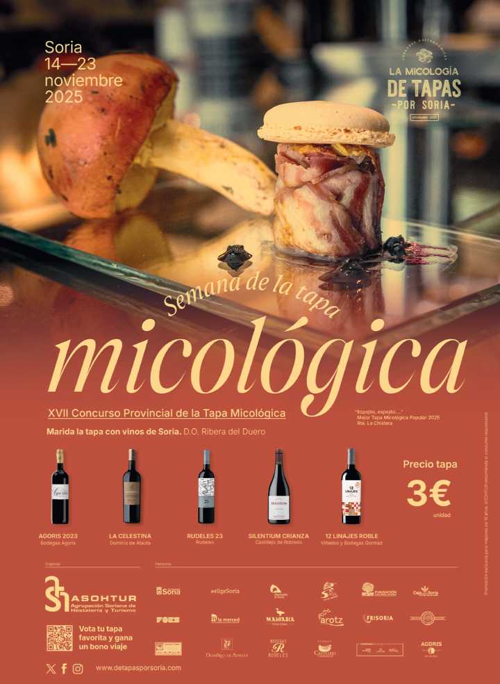 Soria revalida su liderazgo micológico con la XVII Semana de la Tapa