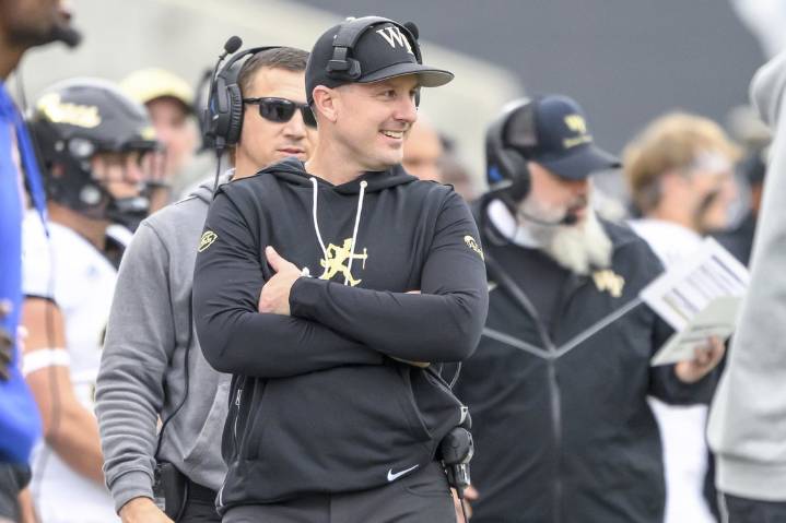 Deadspin | Wake's Jake Dickert pursues record win total in matchup vs. Delaware