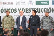 Coahuila se consolida como un estado seguro, con orden y rumbo: incineran narcóticos y destruyen objetos del delito