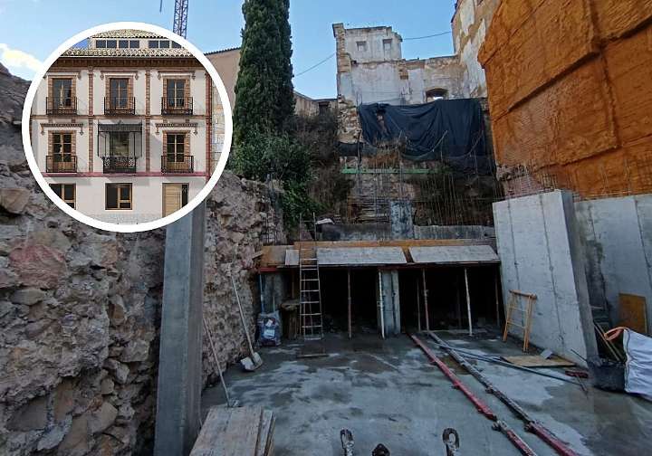 Arranca la reconstrucción del edificio de Salamanca donde apareció un trozo de la antigua muralla en una churrería