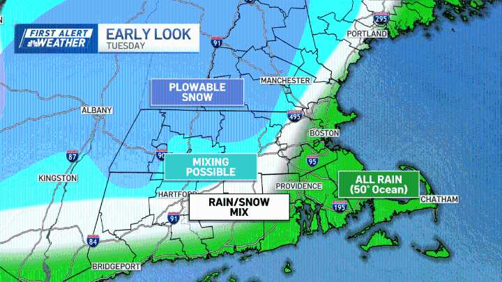Weather: Rain today, Tuesday’s storm to bring snow but how much?