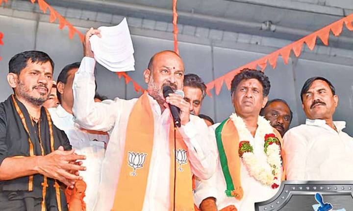 Bandi vows to rename Jubilee Hills as Sitaram Nagar