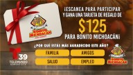 GANA UNA TARJETA DE $125 PARA BONITO MICHOACÁN