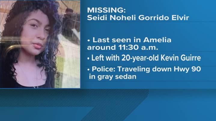 Louisiana State Police search for missing 13-year