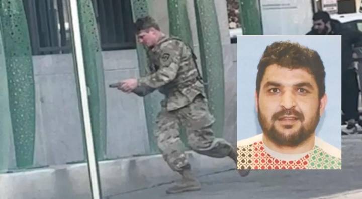Muestran impactante video de guardia nacional disparando a "terrorista" afgano en balacera cerca a la Casa Blanca