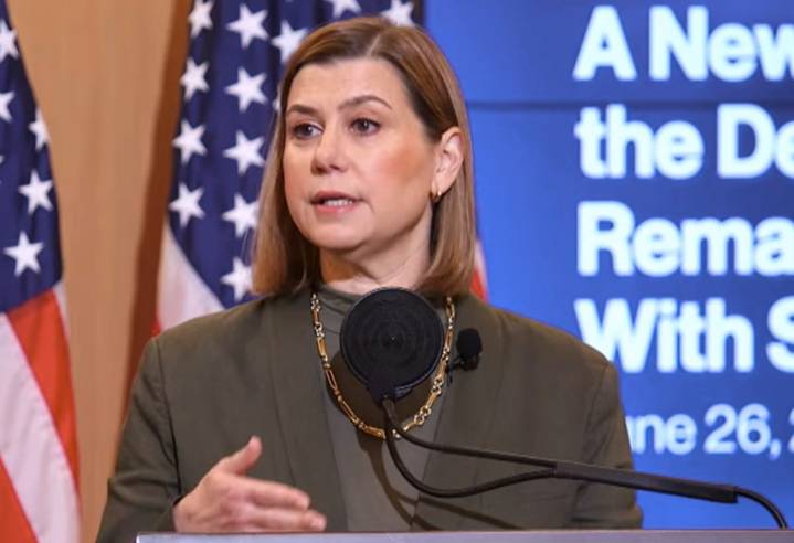 Slotkin’s Holly home targeted by bomb threat a day after Trump’s inflammatory post