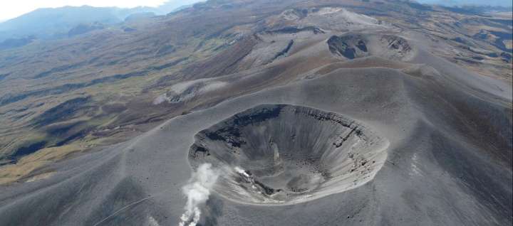 Volcán Puracé, en el Cauca, pasó a alerta naranja, confirma Petro