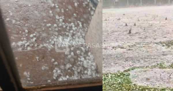 Terrible tormenta con granizo en localidad salteña: "Del tamaño de tapitas de gaseosa"