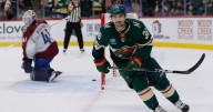 Kaprizov's two goals lead Wild to 3-2 shootout win over Avalanche, extending streak to seven