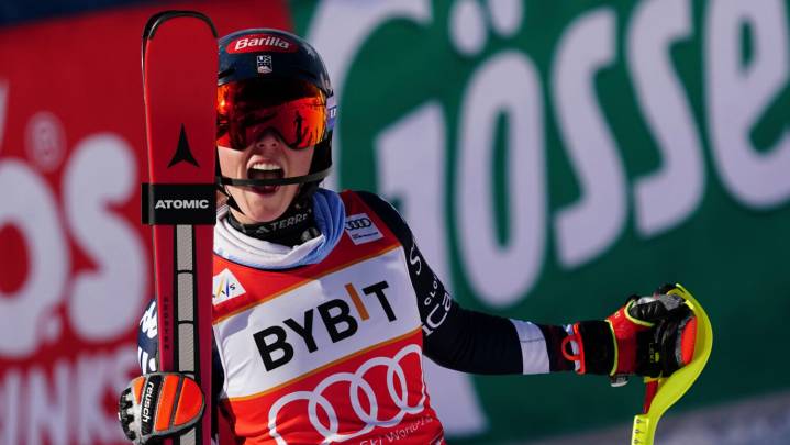 US ski star Shiffrin wins 2nd straight World Cup slalom of Olympic season