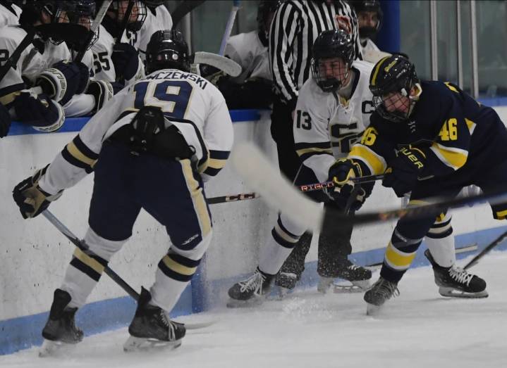 Photo gallery of Rochester United vs. Stoney Creek in hockey action