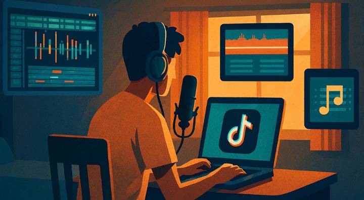 TikTok cambió cómo hacer música: artistas graban, producen y conectan desde casa