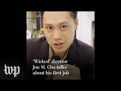 ‘Wicked’ director Jon M. Chu talks about his first job