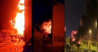 Chosica: Incendio de gran magnitud consume almacén en asociación de vivienda La Florida