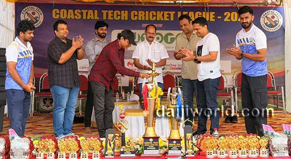 Udupi: Coastal Tech Cricket League 2025 concludes successfully at Hejamadi