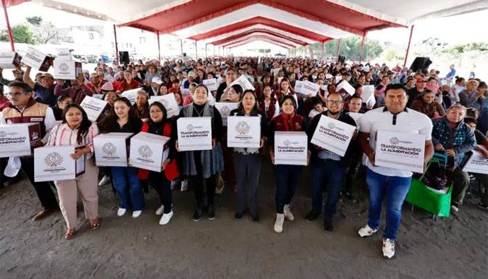 Familias reciben programa “Transformando la Alimentación” en Chimalhuacán