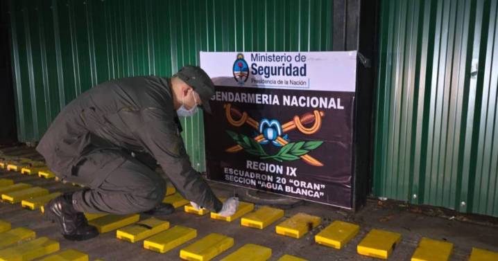 Tras un tiroteo, Gendarmería secuestró 431 kilos de cocaína